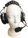Pooleys Aviation Headset - Passive (black ear cups) + FREE Headset Bag