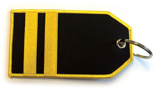 II Bar Epaulette – Baggage Tag / Key Ring